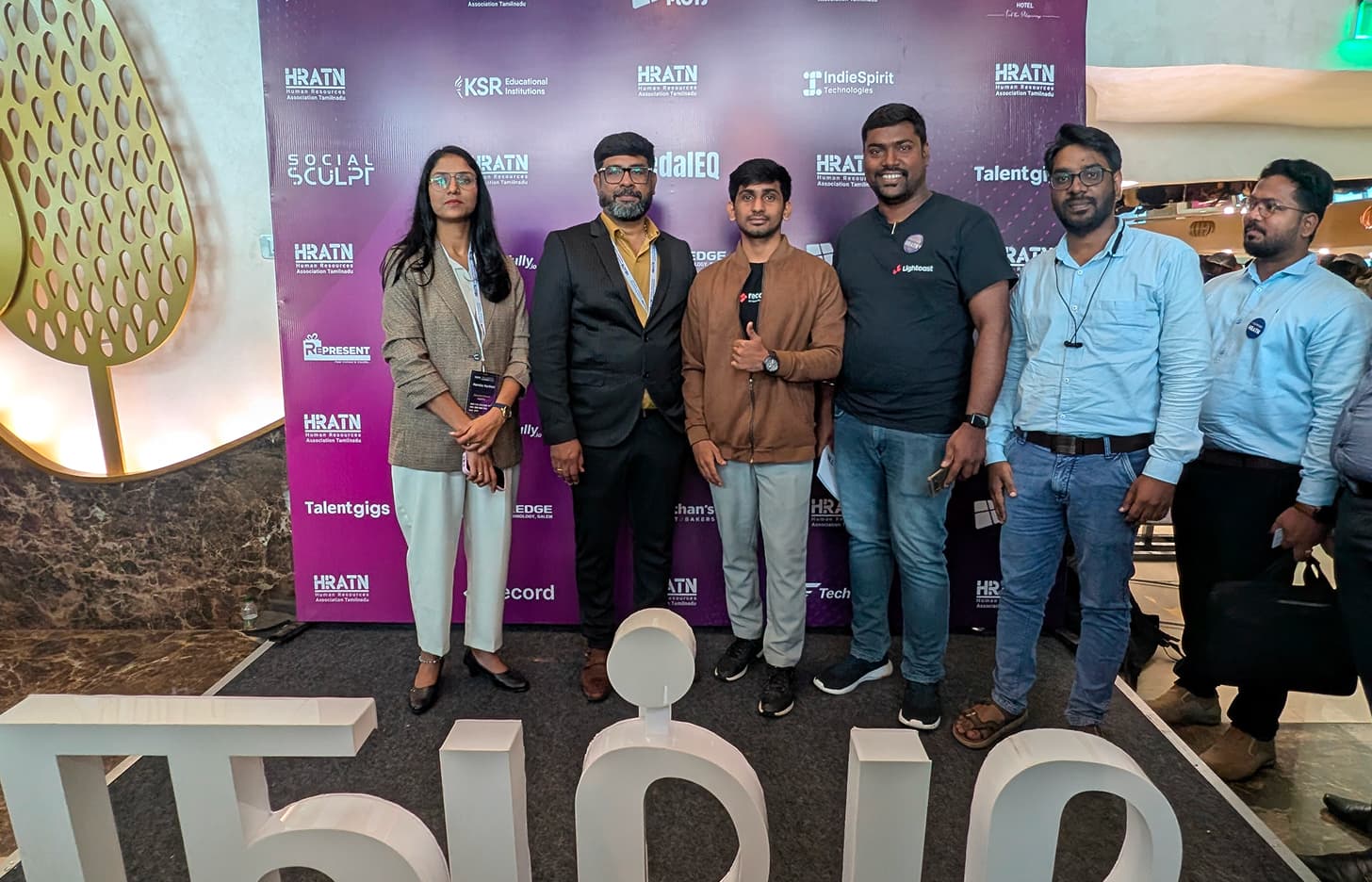 Team at an HR community conclave