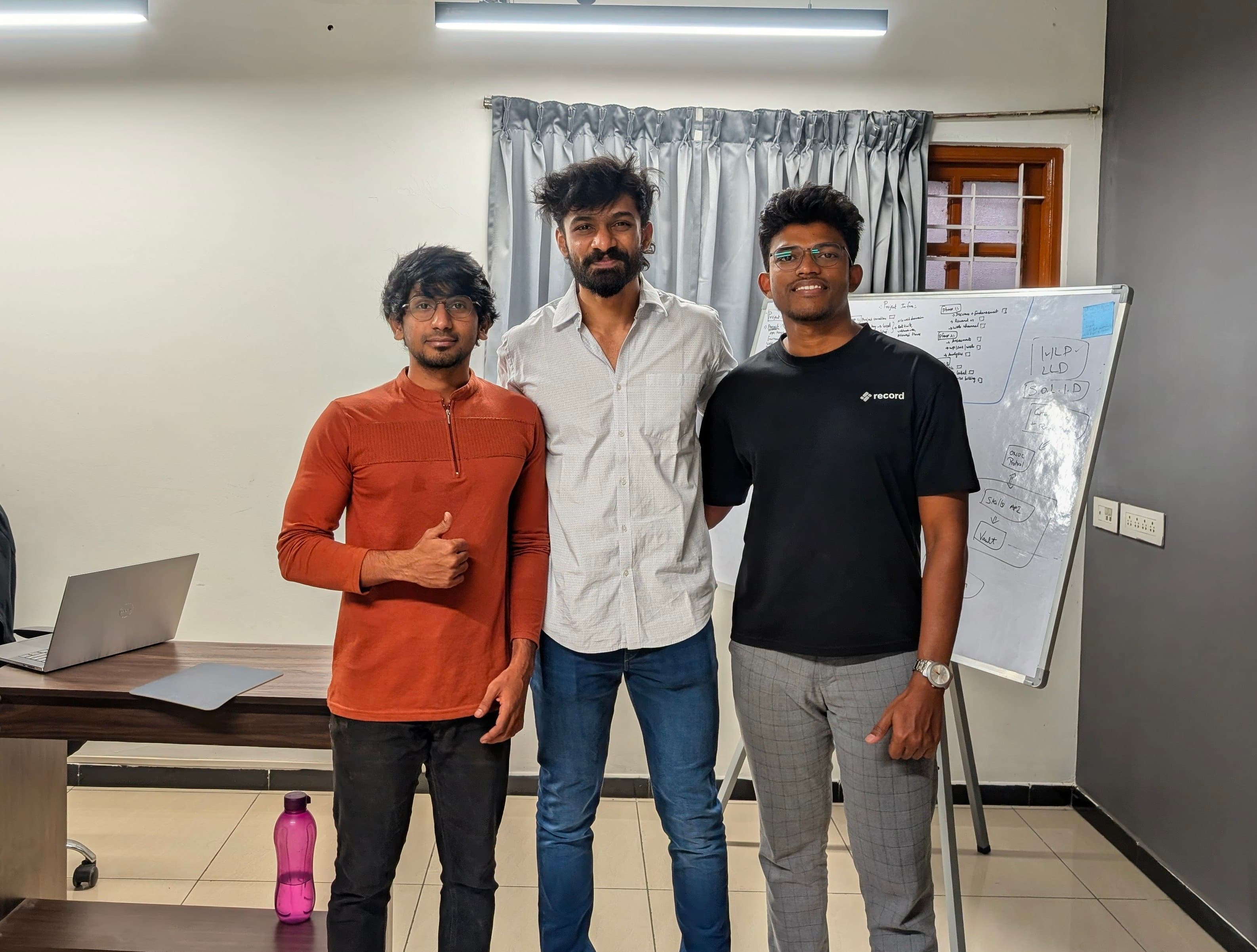 Our CEO and CPO meets Vijay(invester)