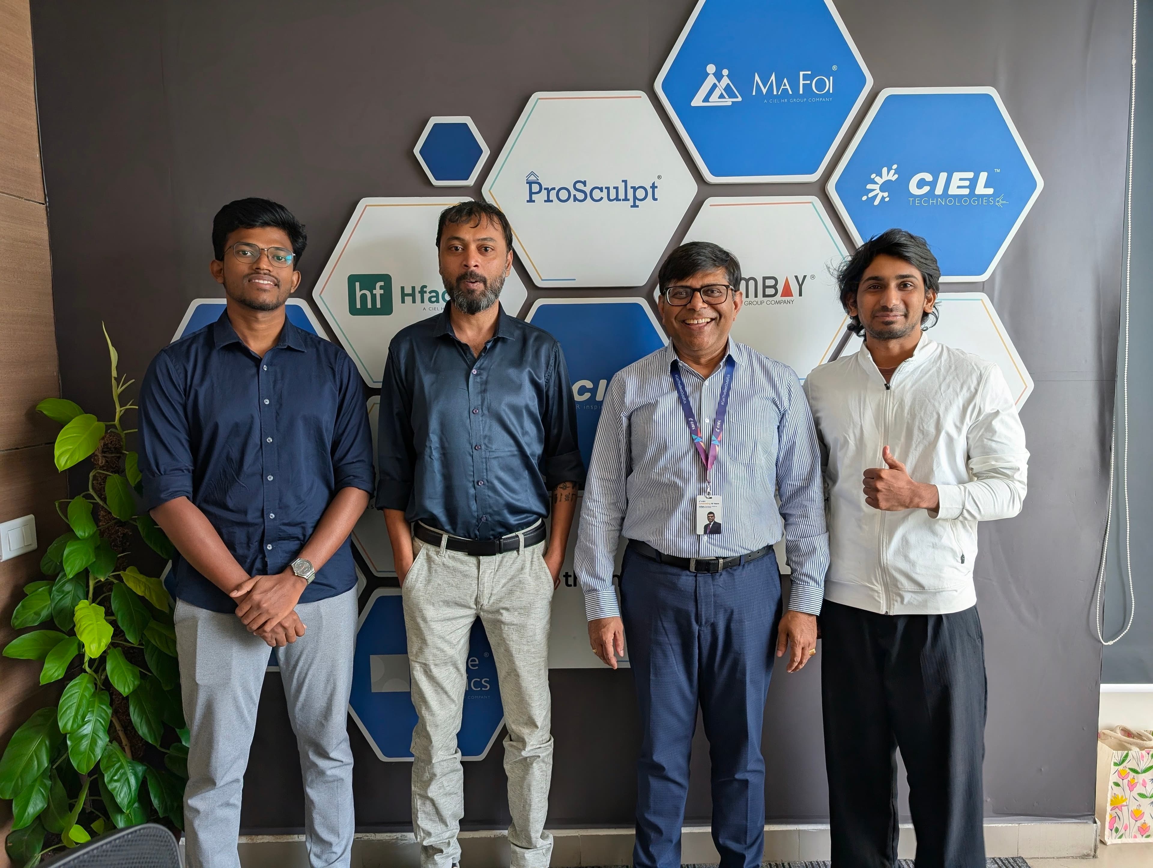Meeting with Aditya Mishra and Amal from CIEL HR
